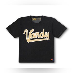 *NWT* Aviator Nation Vanderbilt “Vandy” l boyfriend black tee.  Size L